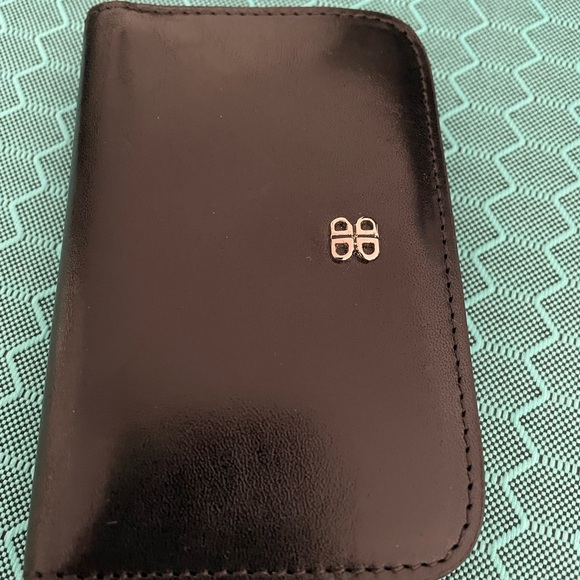 Authentic Bosca Black Leather Card Case. Brand new and never used. - Picture 2 of 4